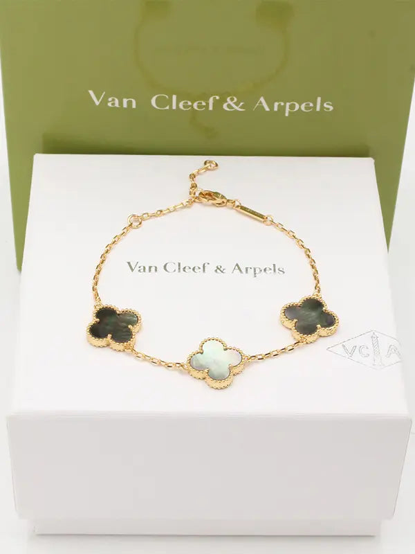 اسواره فان كليف ورود 729 اسواره van cleef رمادي ذهبي