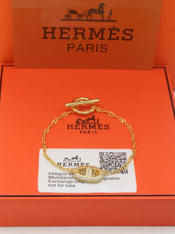 اساور هيرمز ماستر الجديده زركون اسواره HERMES ذهبي