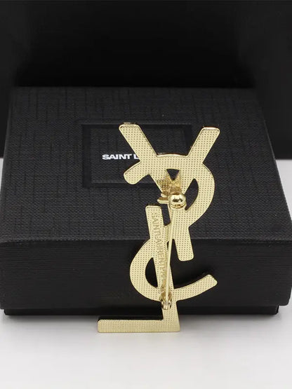 بروش ايف سان لوران كريستال بروش ysl