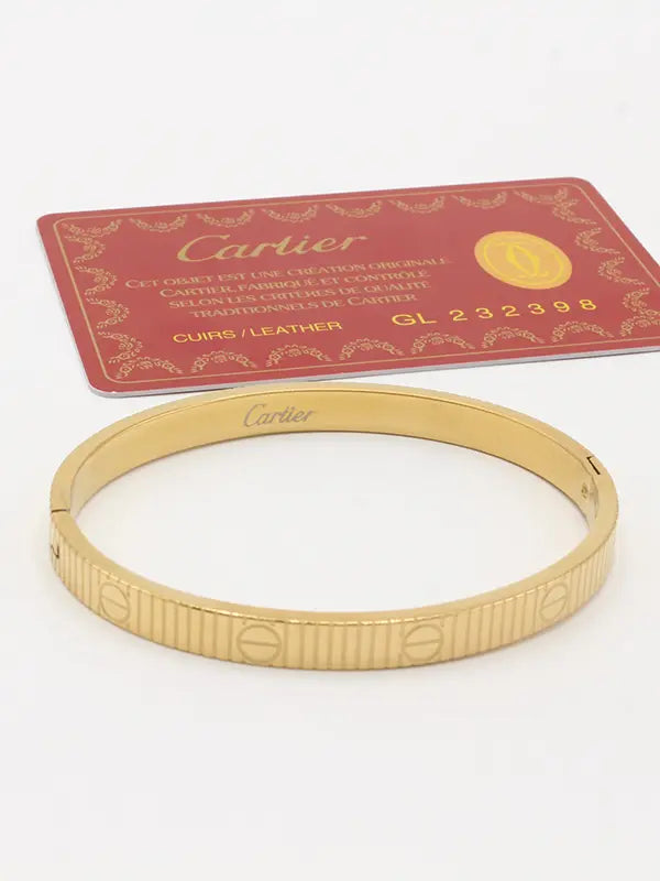 اساور كارتير الجديدة بانقل لوقو اسواره CARTIER ذهبي