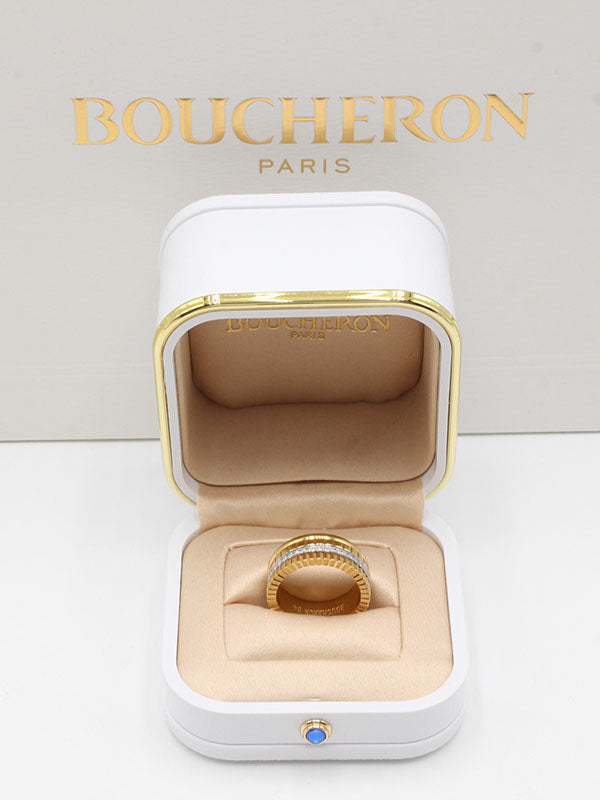 خاتم بوشرون سيراميك قولد اند سلفر خواتم bucheron