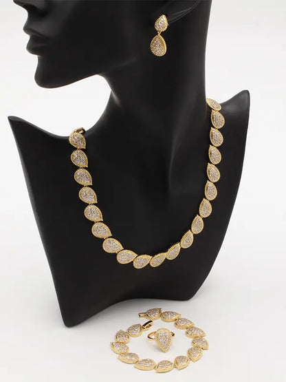 طقم بوشرون 4 قطع 688 اطقم bucheron ذهبي