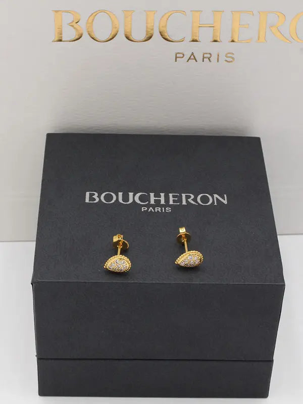 حلق بوشرون زركون صغير ماستر 735 حلق bucheron