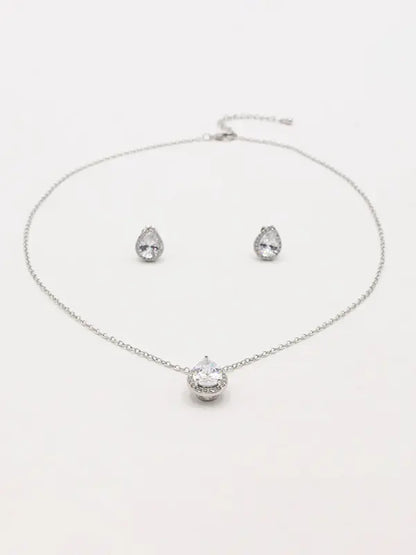 طقم دمعه زركون ناعم اطقم Swarovski