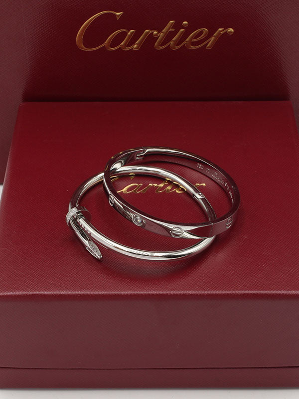 اسوارة كارتير مسمار مع اسواره لوف زركون اسواره CARTIER