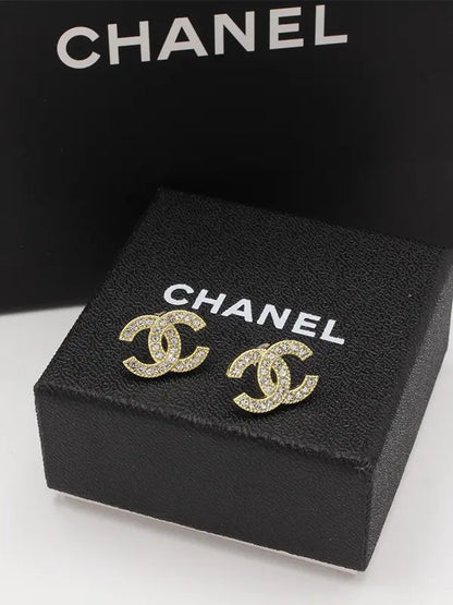 حلق شانيل زركون 583 حلق chanel