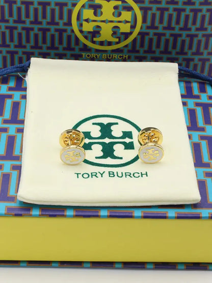 حلق توري بورش ابيض تو سايد لوقو حلق tory burch
