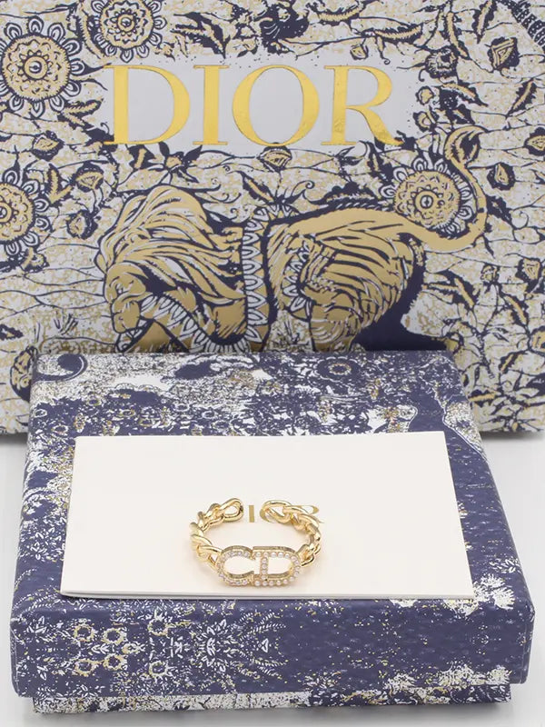 خاتم ديور 492 خواتم dior ذهبي