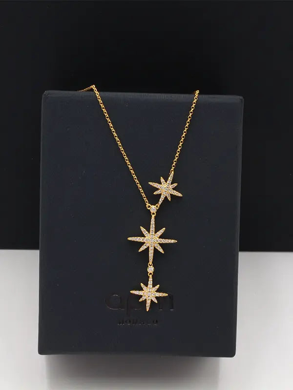 سلسال اي بي ام شاين زركون لوقو سلسال APM ذهبي