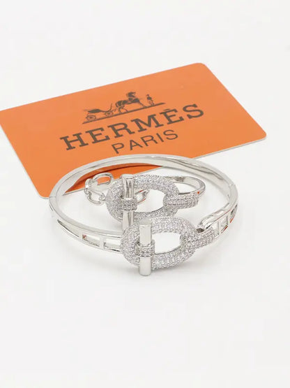 اساور هيرمز 25 بانقل مع خاتم اسواره HERMES