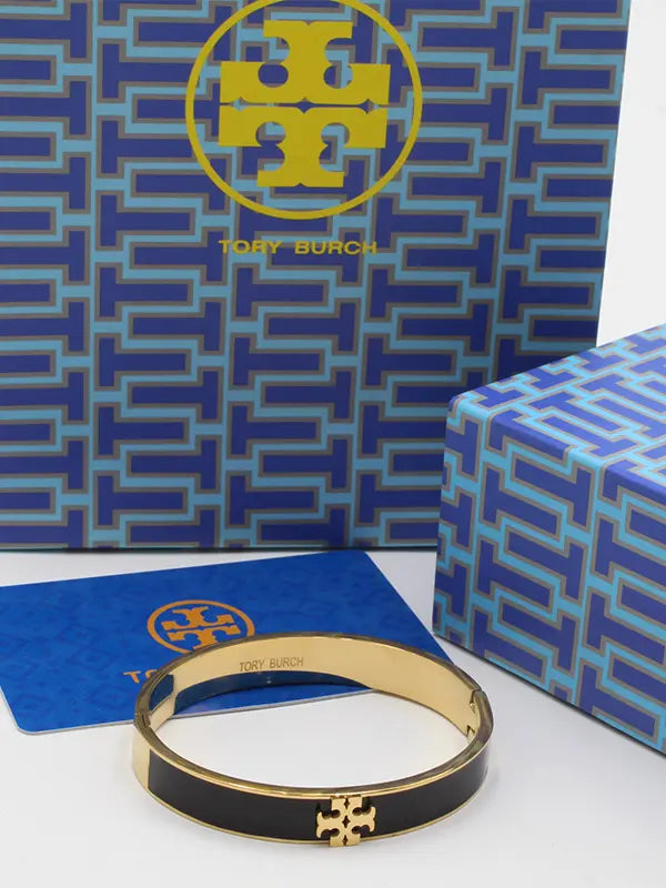 اسوارة توري بورش اسود لوقو اسواره tory burch