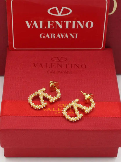 حلق فالنتينو بيرل ماستر 709 حلق VALENTINO ذهبي