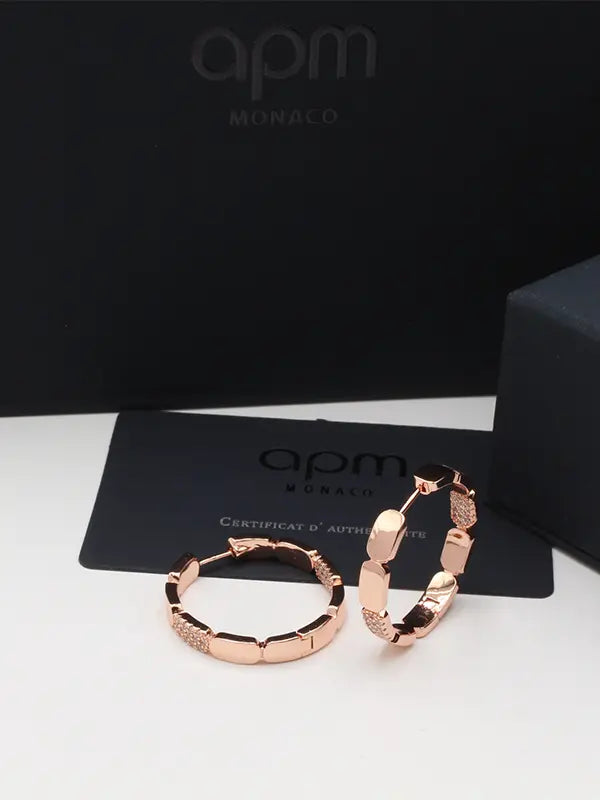 حلق اي بي ام الجديد هاف زركون وسط لوقو حلق APM