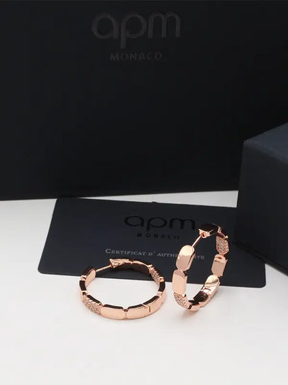 حلق اي بي ام الجديد هاف زركون وسط لوقو حلق APM