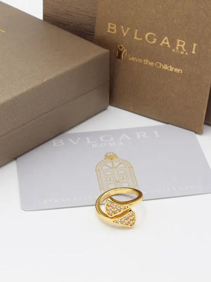 خاتم بولغاري ماستر زركون خواتم bvlgari ذهبي