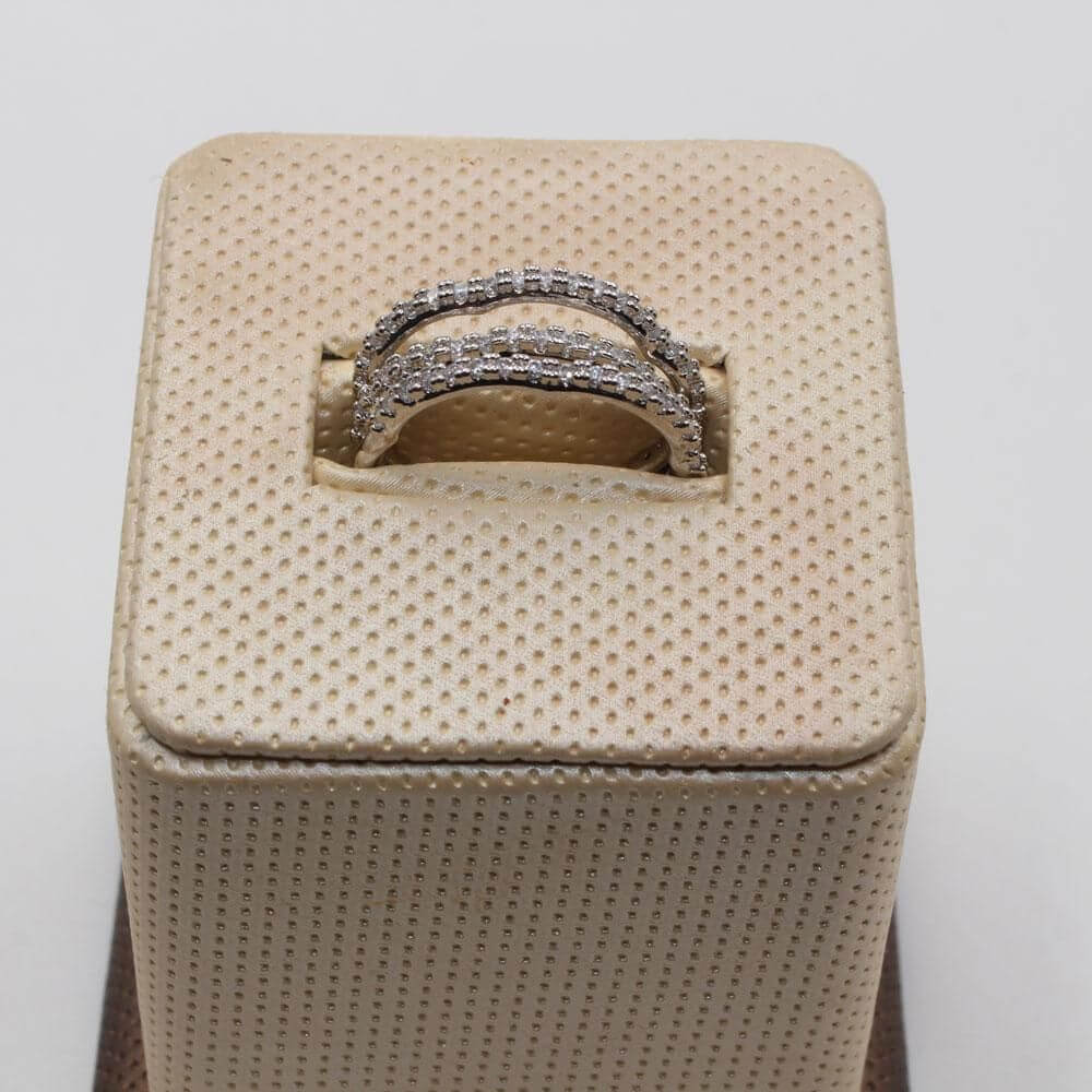 دبل خواتم توينز زركون كوريه خواتم متوفر 2 لون