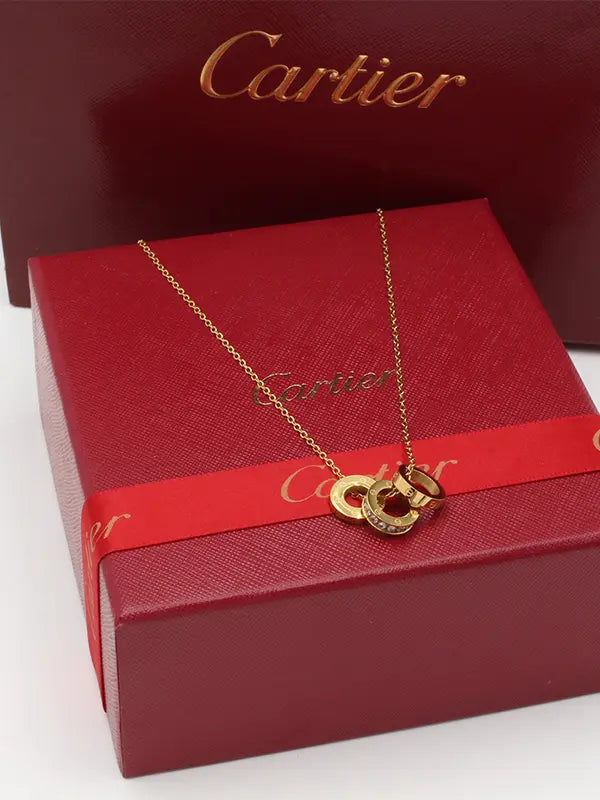 سلسال كارتير ثري بندنتس لوقو سلسال CARTIER