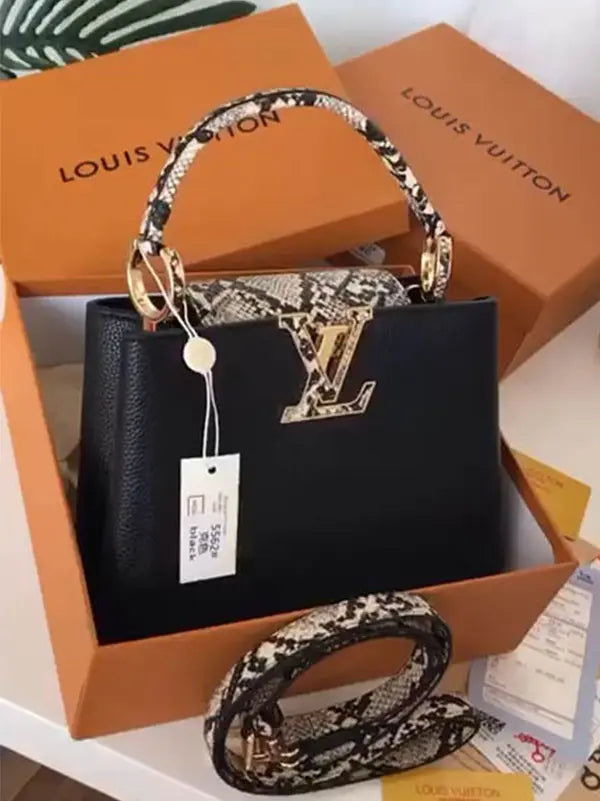 شنطة لويس فيتون وسط ماستر 03 شنط وحقائب louis vuitton bags اسود