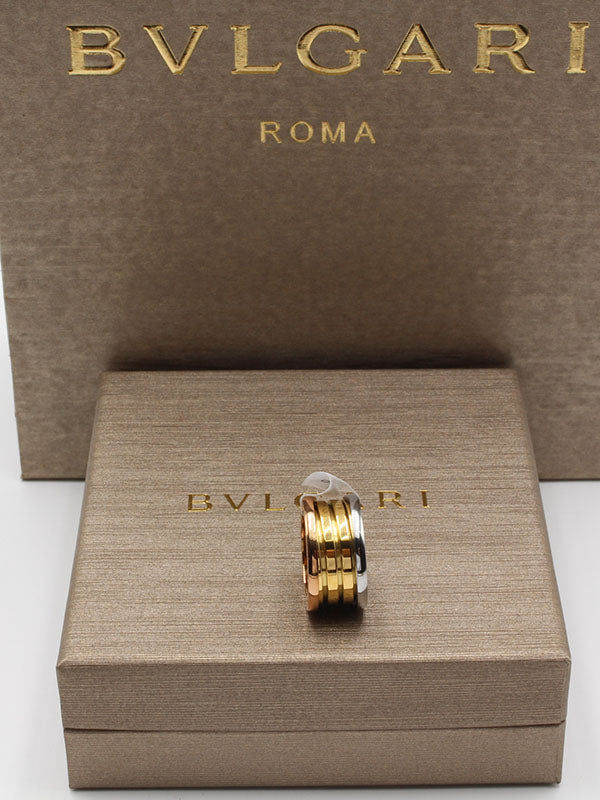 دبلة بولغاري عريضه ميتال خواتم bvlgari