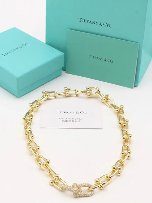 سلسال تيفاني الجديد ماستر زركون 737 سلسال tiffany ذهبي