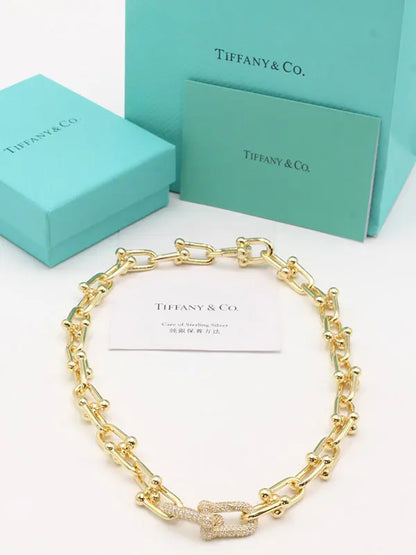 سلسال تيفاني الجديد ماستر زركون 737 سلسال tiffany ذهبي