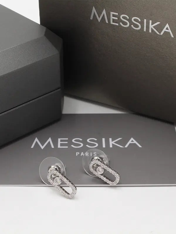 حلق ميسيكا صغير زركون 546 حلق messika