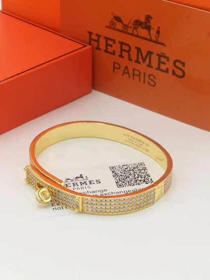 اساور هيرمز نيو بانقل ماستر لوقو زركون اسواره HERMES