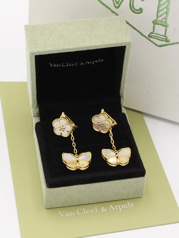 حلق فان كليف فينتاج الامبرا وسط الماستر حلق van cleef