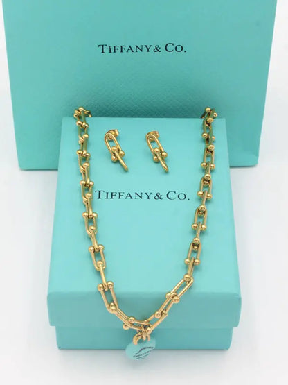 طقم تيفاني بلو هارت بيق شاين اطقم tiffany