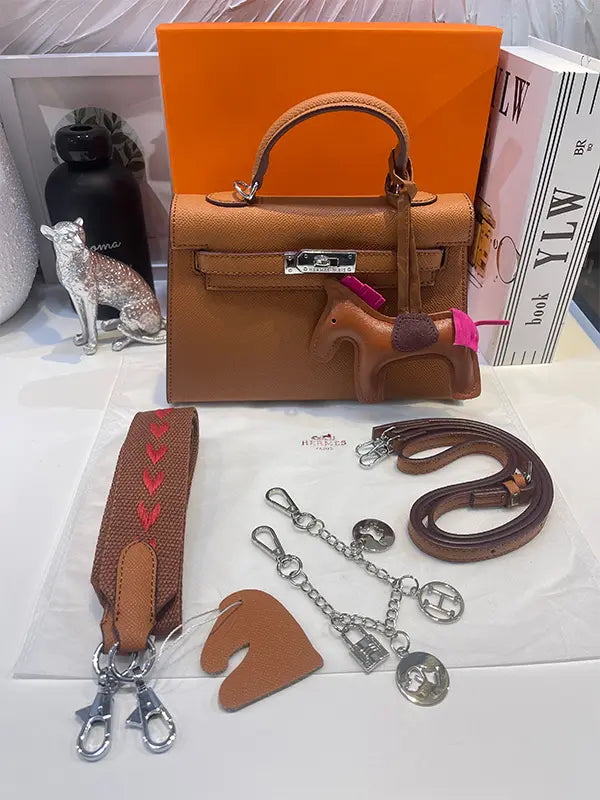 شنطة هيرمز بنية شنط وحقائب hermes bag