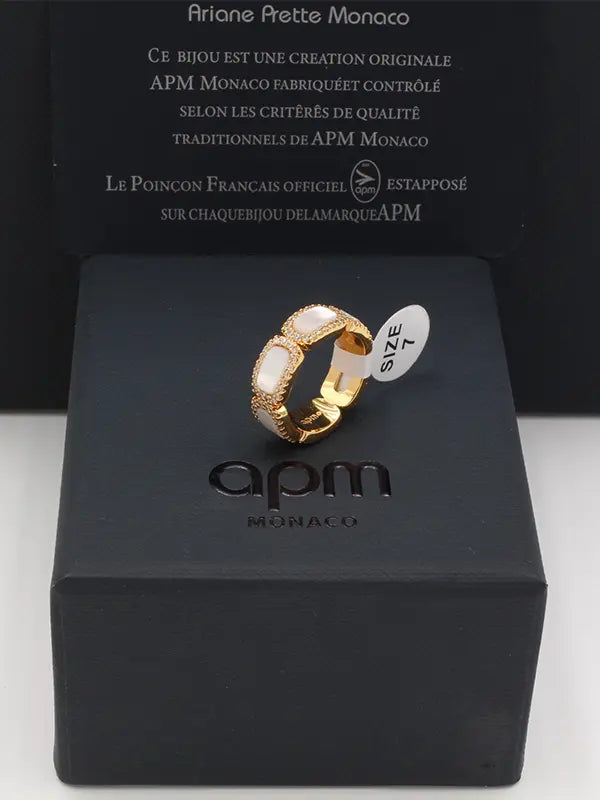 خاتم اي بي ام هارت وايت زركون ماستر APM خواتم APM