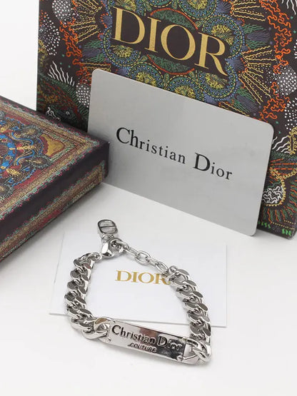 اساور ديور ماستر فضي جنزير اسواره dior
