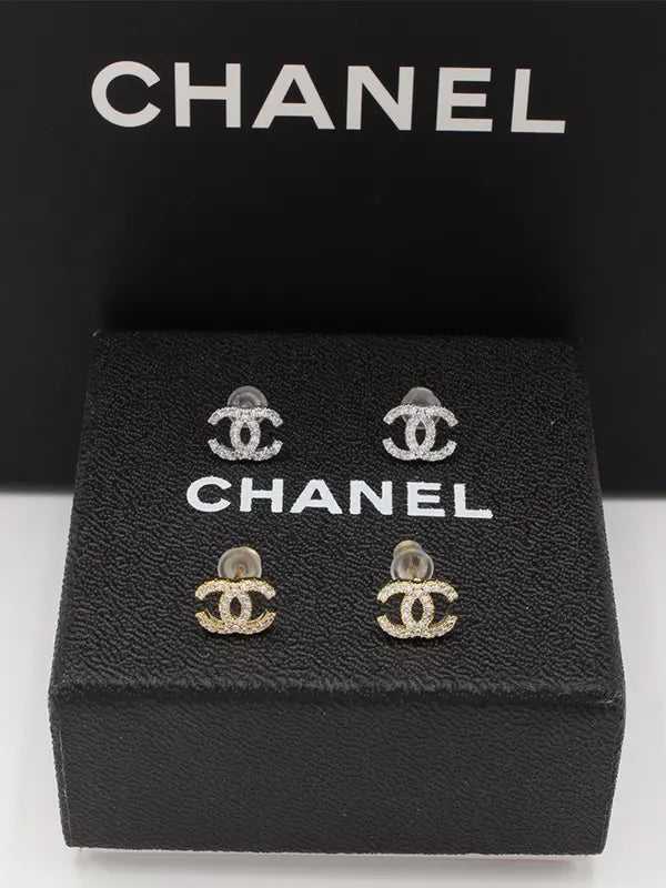 حلق شانيل صغير0.7 حلق chanel