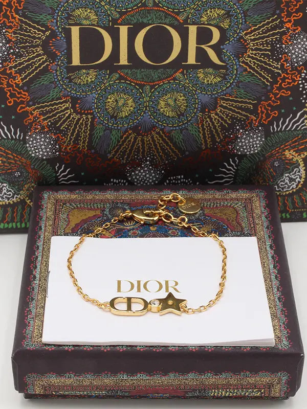 اساور ديور ستار سيميل ستون لوقو اسواره dior ذهبي