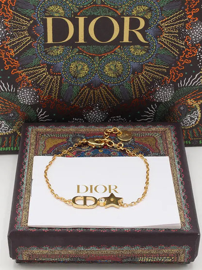 اساور ديور ستار سيميل ستون لوقو اسواره dior ذهبي