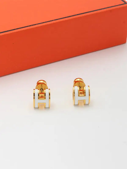 حلق هيرمز ذهبي الماستر حلق HERMES