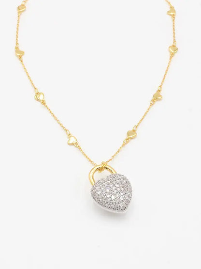 سلسال سواروفسكي ايديليا قلب ماستر سلسال Swarovski