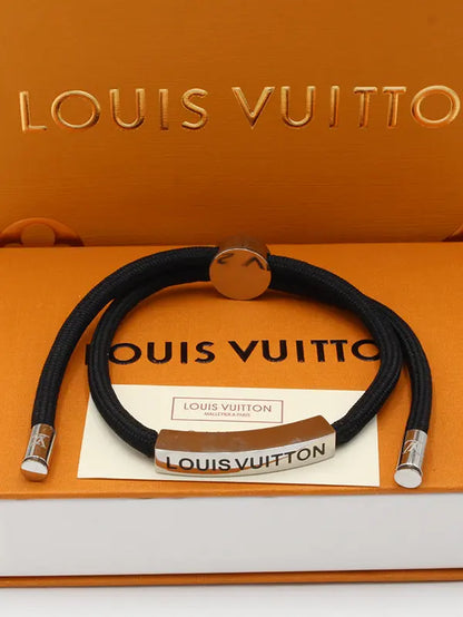 اساور لويس فيتون ماستر روب اسود اسواره louis vuitton فضي