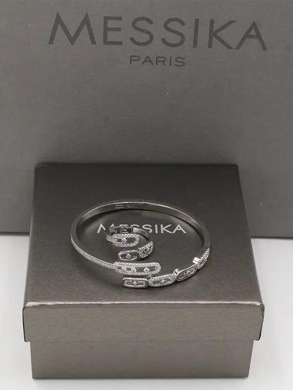 اسواره وخاتم ميسيكا زركون 784 اسواره messika