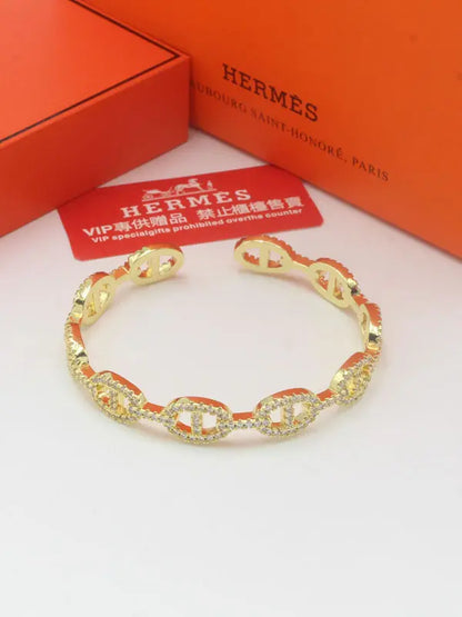 اساور هيرمز ماستر لوقو زركون اسواره HERMES