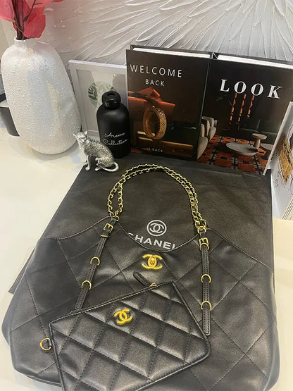 شنطة شانيل كبيره اسود شنط وحقائب chanel bags