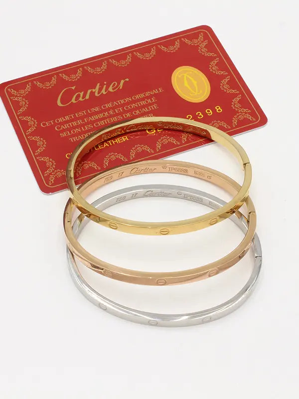 اساور كارتير طقم 3 اساور slim اسواره CARTIER