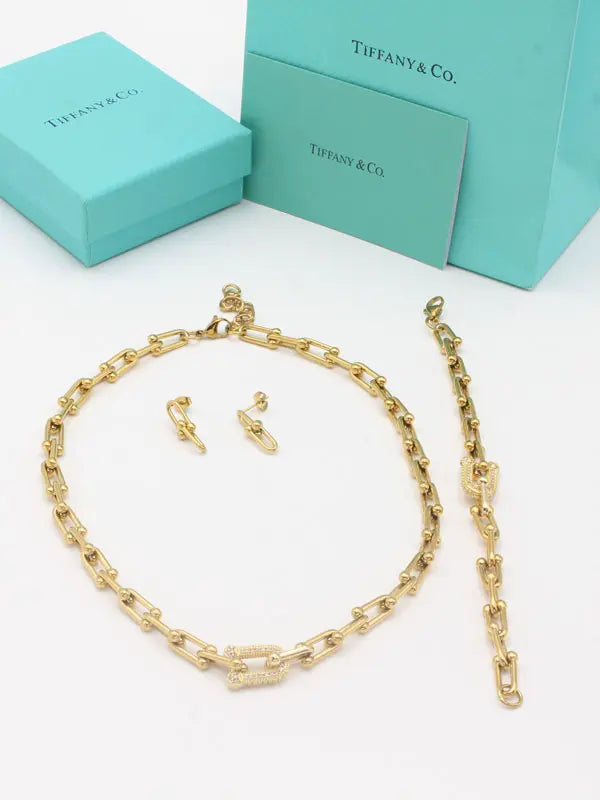 طقم تيفاني زركون 3 قطع اطقم tiffany