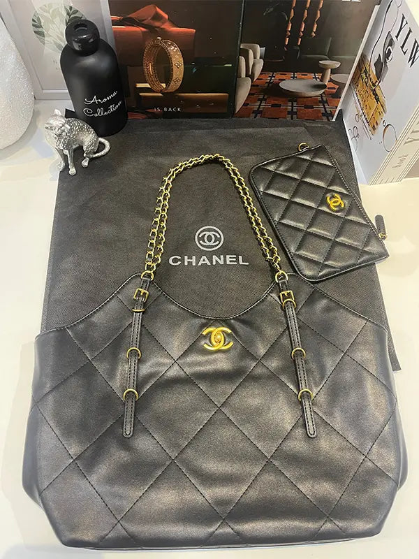 شنطة شانيل كبيره شنط وحقائب chanel bags اسود