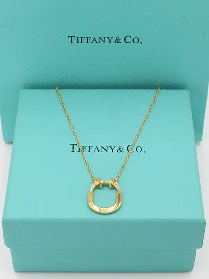 سلسال تيفاني زركون ماستر سلسال tiffany ذهبي