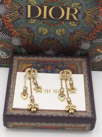 حلق ديور انتيك طويل 652 حلق dior