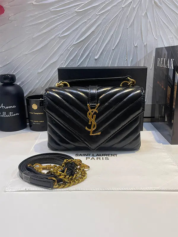 شنطة ايف سان لوران ميديوم شنط وحقائب ysl bag اسود