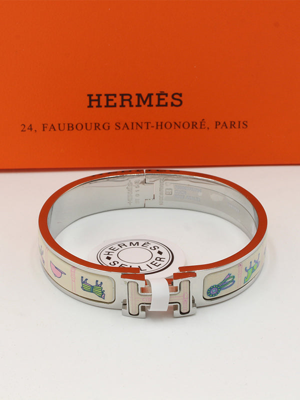 اساور هيرمز هورس وايت اسواره HERMES فضي