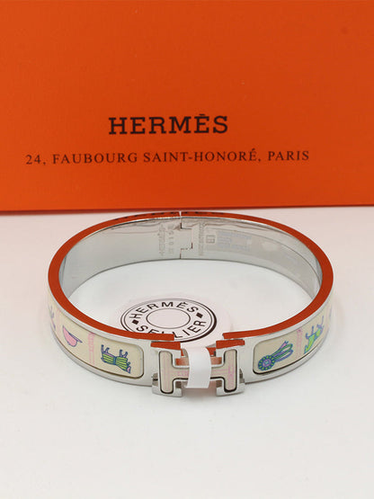 اساور هيرمز هورس وايت اسواره HERMES فضي
