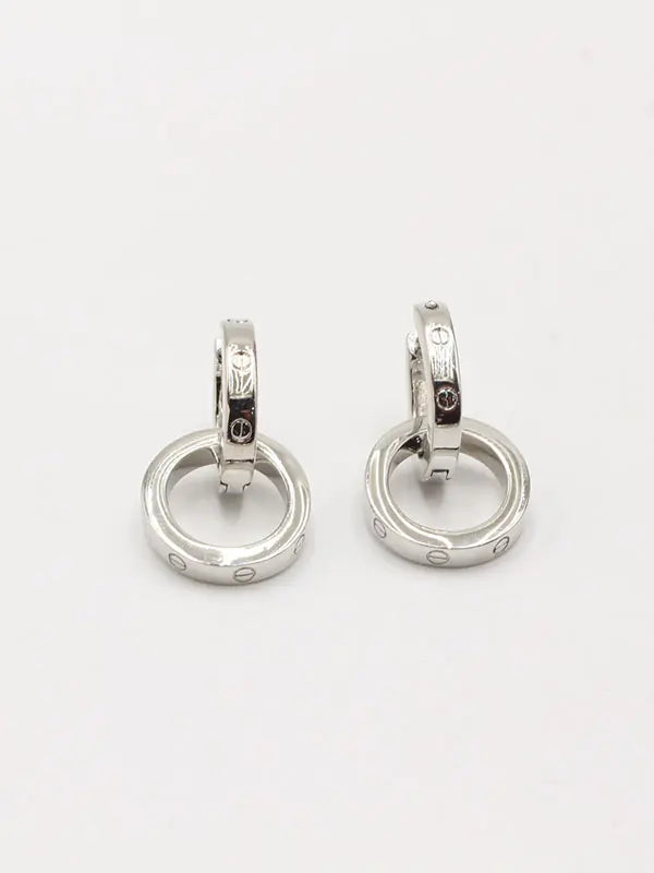 حلق كارتير لوقو ماستر دبل سيركلز حلق CARTIER